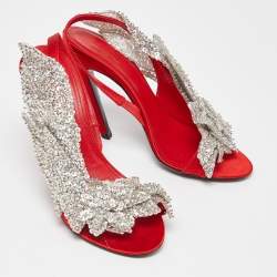 Pre Owned صندل بالنسياغا جلد أزرق كحلي غلادياتور مقاس 39