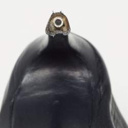 Pre Owned Balenciaga  Black Leather Ankle Strap Sandals Size 38