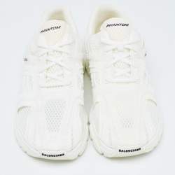 Pre Owned Balenciaga White Mesh Phantom Low Top Sneakers Size 39