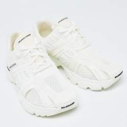 Pre Owned Balenciaga White Mesh Phantom Low Top Sneakers Size 39