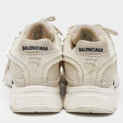 Pre Owned Balenciaga White Mesh Phantom Low Top Sneakers Size 38