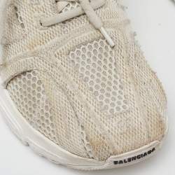 Pre Owned Balenciaga White Mesh Phantom Low Top Sneakers Size 38