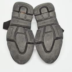 Pre Owned Balenciaga Black Knit Fabric Speed Trainer Sneakers Size 39