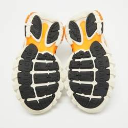 Pre Owned Balenciaga Multicolor Faux Leather and Mesh Track Sneakers Size 40