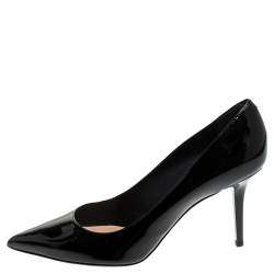 Ballin Black Patent Leather Pointed Toe Pumps Size 38