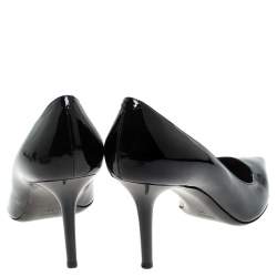 Ballin Black Patent Leather Pointed Toe Pumps Size 38