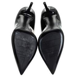Ballin Black Patent Leather Pointed Toe Pumps Size 38