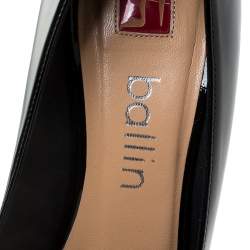 Ballin Black Patent Leather Pointed Toe Pumps Size 38