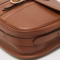 Bally Brown Leather Beckett Messenger Bag