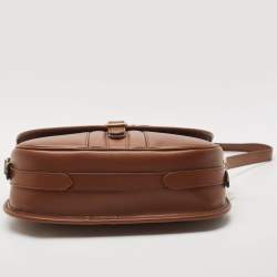 Bally Brown Leather Beckett Messenger Bag