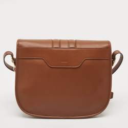 Bally Brown Leather Beckett Messenger Bag