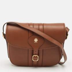 Bally Brown Leather Beckett Messenger Bag