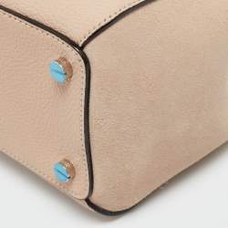 مملوكة مسبقًا حقيبة بمقبض علوي بالي ب تيرن جلد و سويدي بيج صغيرة