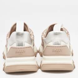 Bally Old Rose/white Leather Holden Sneakers Size 36