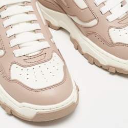 Bally Old Rose/white Leather Holden Sneakers Size 36