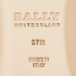 Bally Coral Orange Patent Leather Benalla Ballet Flats Size 37.5