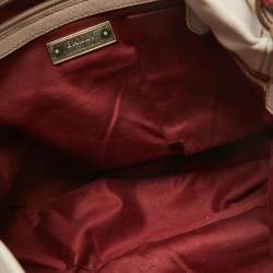 Pre Owned Bally Off White Leather Milip Hobo