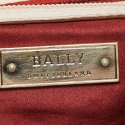 Pre Owned Bally Off White Leather Milip Hobo