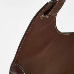 Bally Brown Leather Ahres Shoulder Bag
