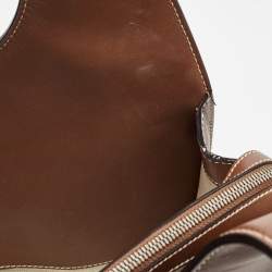 Bally Brown Leather Ahres Shoulder Bag