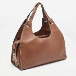 Bally Brown Leather Ahres Shoulder Bag
