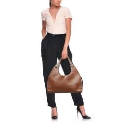 Bally Brown Leather Ahres Shoulder Bag