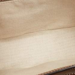 Bally Brown Monogram Coated Canvas and Leather Mini Bailey Crossbody Bag