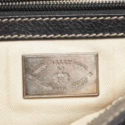 Bally Black Leather Flap Shoulder Bag