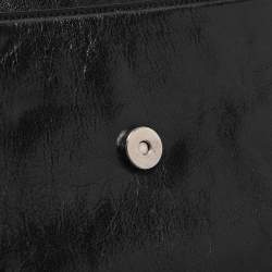 Bally Black Patent Leather Chain Shoulder Bag