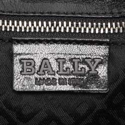 Bally Black Patent Leather Chain Shoulder Bag