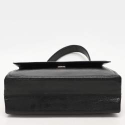 Bally Black Patent Leather Chain Shoulder Bag