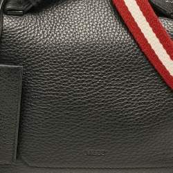 Pre Owned Bally Black Leather Bowler Shoulder Bag