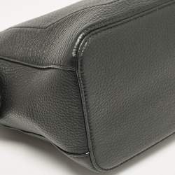 Pre Owned Bally Black Leather Bowler Shoulder Bag