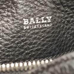 Pre Owned Bally Black Leather Bowler Shoulder Bag