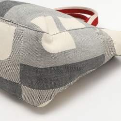 Bally Grey Canvas Tote