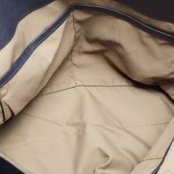 Bally Navy Blue Leather Medium Seraphine Tote