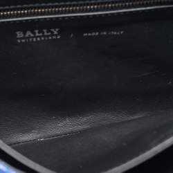 Pre Owned Bally Blue Quilted Leather Eclipse Chain Shoulder Bag