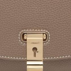 Pre Owned Bally Brown Leather Leena Crossbody Bag