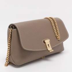 Pre Owned Bally Brown Leather Leena Crossbody Bag