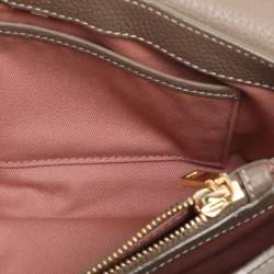 Pre Owned Bally Brown Leather Leena Crossbody Bag