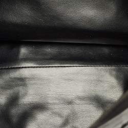 Pre Owned Bally Black Quilted Leather Chain Tote