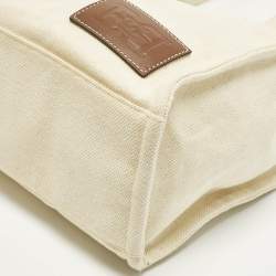 مملوكة مسبقًا حقيبة يد بالي كريستاليا قماش كانفاس كريمي اللون