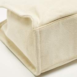 مملوكة مسبقًا حقيبة يد بالي كريستاليا قماش كانفاس كريمي اللون