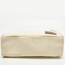 مملوكة مسبقًا حقيبة يد بالي كريستاليا قماش كانفاس كريمي اللون