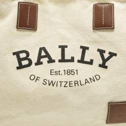 مملوكة مسبقًا حقيبة يد بالي كريستاليا قماش كانفاس كريمي اللون