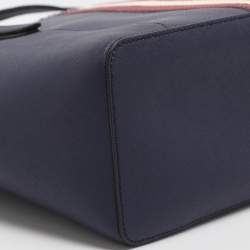 Pre Owned حقيبة يد بالي ريبون زرقاء جلد صغيرة