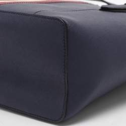 Pre Owned حقيبة يد بالي ريبون زرقاء جلد صغيرة