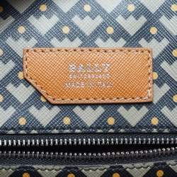 Pre Owned حقيبة يد بالي برنينا جلد بني مطبوع