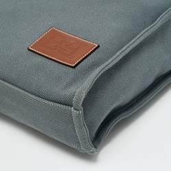 مملوكة مسبقًا حقيبة يد بالي كريستاليا قماش أزرق/بني وجلد