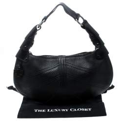 Bally Black Leather Hobo
